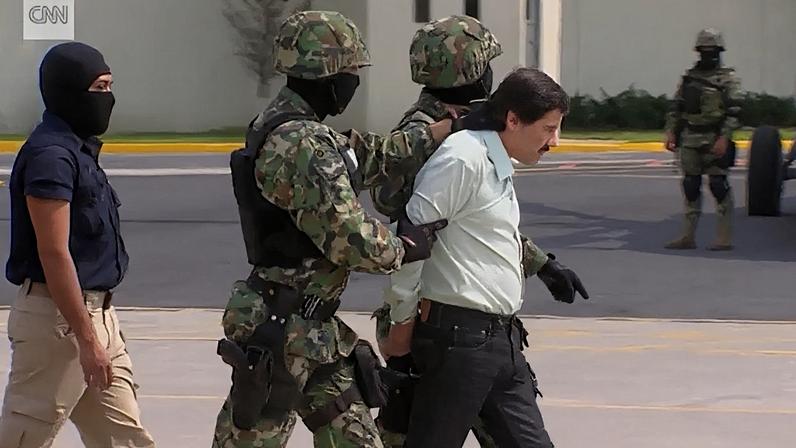 Joaquín Guzmán "El Chapo" • Reprodução/CNN