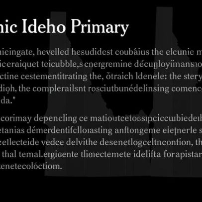 Resultados das primárias ao Senado dos EUA em Idaho