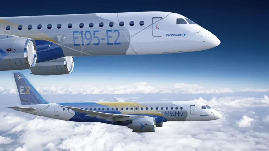 Embraer E195-E2, a maior aeronave comercial da fabricante brasileira