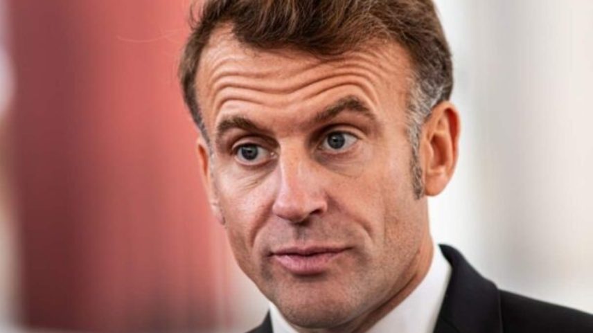 Foto colorida do presidente da França, Emmanuel Macron - Metrópoles