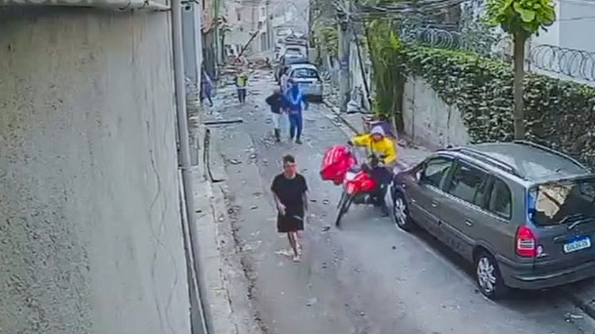 São Paulo (SP), 12/05/2026 - Empresas aumentam para R$ 5 mil auxílio a vítimas da explosão em SP. Frame Câmera de segurança