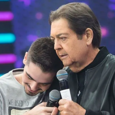 Faustão faz rara aparição em vídeo de aniversário do filho caçula