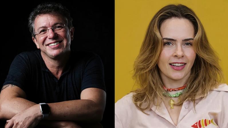 Boninho e Ana Paula Renault