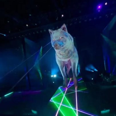 Isabel, a loba gigante, ganha protagonismo no show de Shakira no Rio