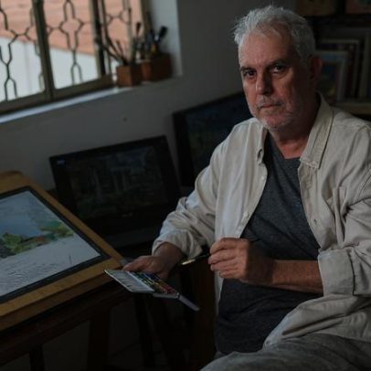 Wagner Bottaro apresenta aquarelas de Belo Horizonte e Minas Gerais