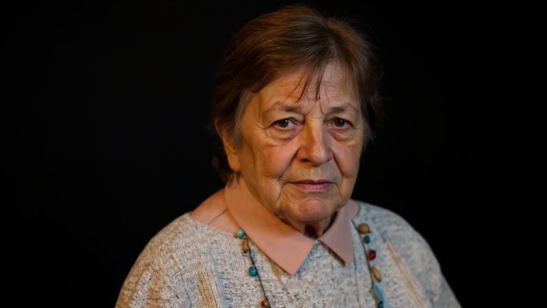 A artista Yara Tupynambá na abertura de uma exposição que reunia trabalhos dela no TJMG, em 2023