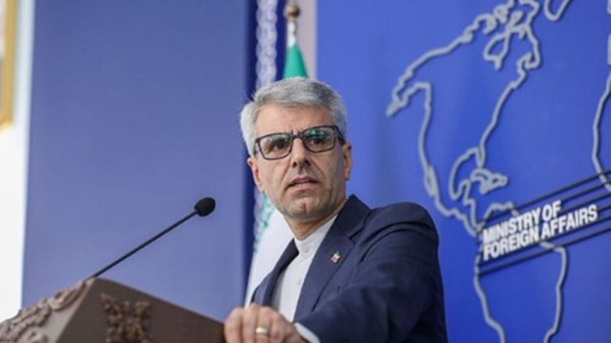 Imagem colorida de Esmaeil Baghaei, porta-voz do Ministério das Relações Exteriores do Irã - Metrópoles
