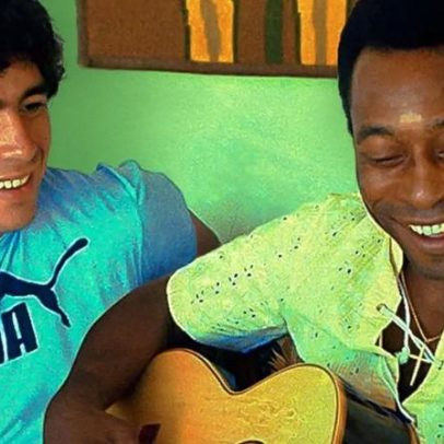 Vídeo mostra imagens inéditas de reconciliação entre Pelé e Maradona