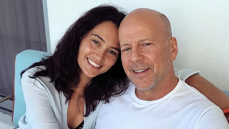 Emma Heming Willis e o marido, Bruce Willis