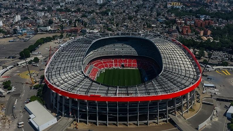 Estádio Azteca tem rachaduras; NASA monitora região da abertura da Copa
