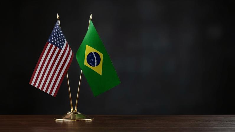 Brasil e EUA Estados Unidos — Foto: Getty Images