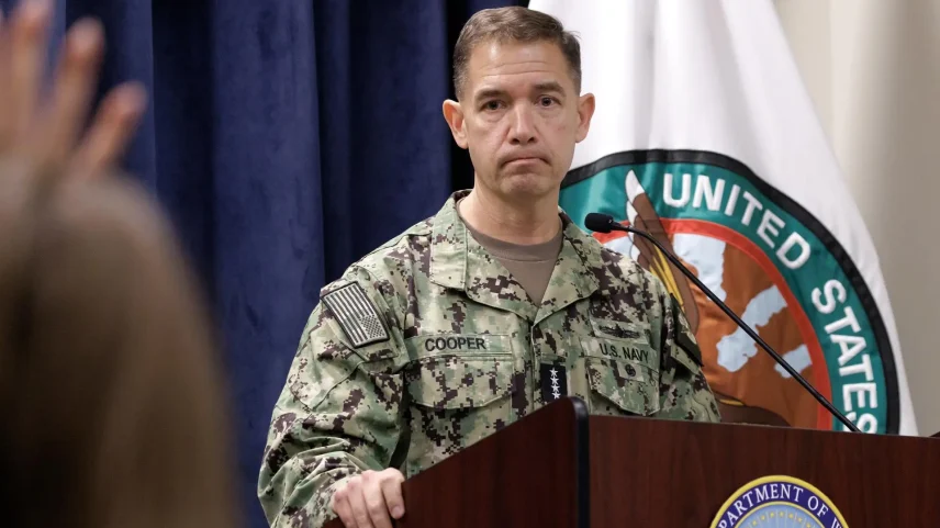 Brad Cooper, comandante do Centcom. (Foto: CRISTOBAL HERRERA-ULASHKEVICH/EFE/EPA)