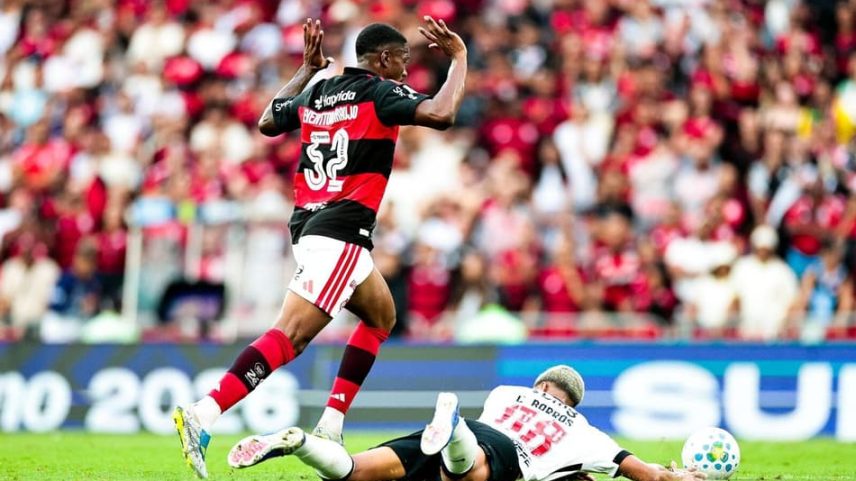 Evertton Araújo em Flamengo x Vasco (Foto: Adriano Fontes/Flamengo)