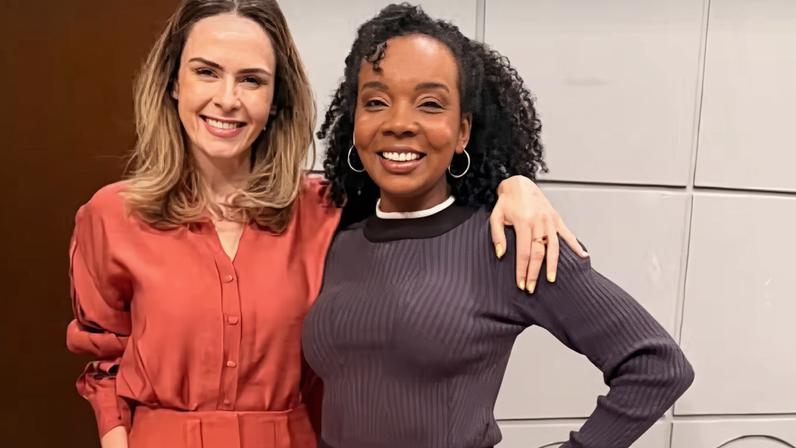 Ex-campeã do BBB20, Thelminha celebra encontro com Ana Paula Renault 'Renovou minha energia' — Foto: Reprodução/Instagram