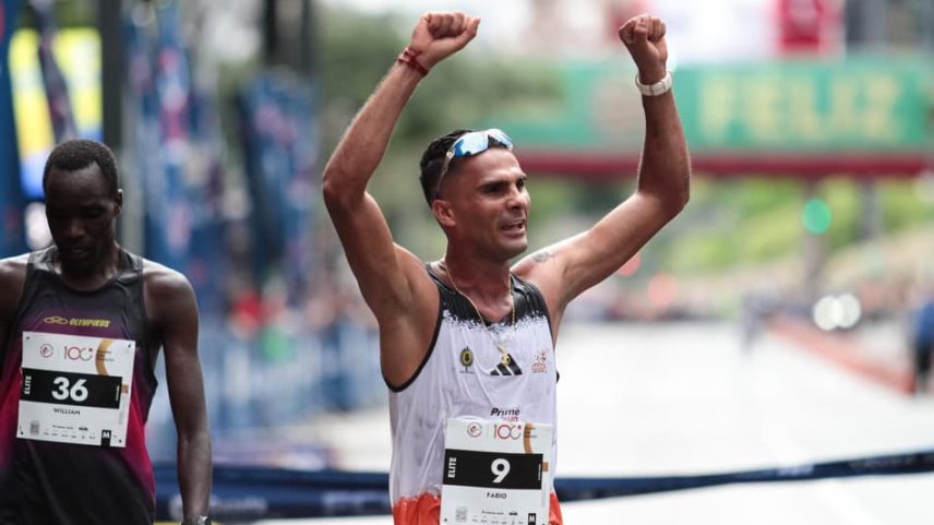 Fabio Jesus Correa foi o terceiro colocado da São Silvestre (Foto: Peter Leone/Ofotografico/Gazeta Press)