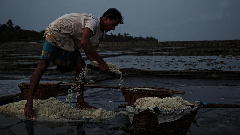 Produtores de sal em Bangladesh enfrentam perdas com mudanças climáticas