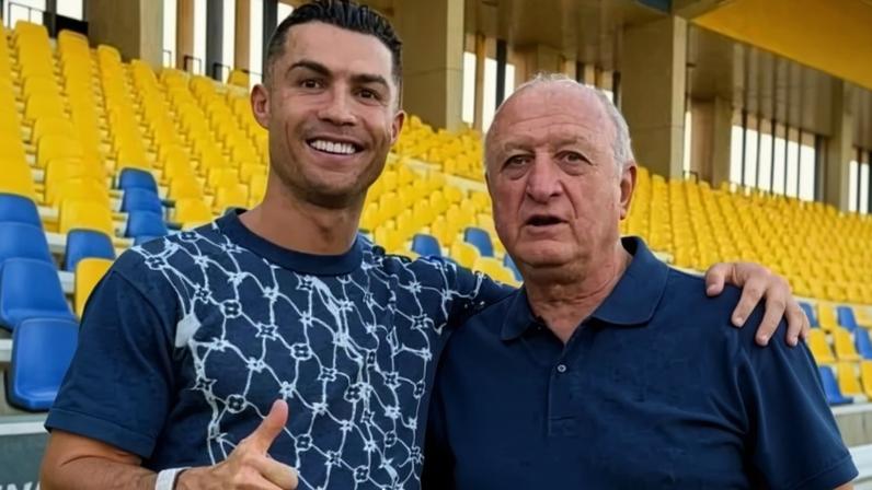 Felipão se encontrou com Cristiano Ronaldo na Arábia Saudita