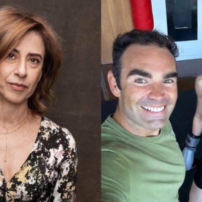 Fernanda Torres, aos 60, exibe abdômen definido em treino em casa