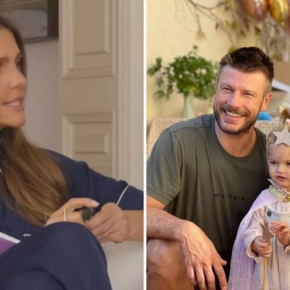 Fernanda Lima se conteve ao ouvir ligação da filha durante aula na escola