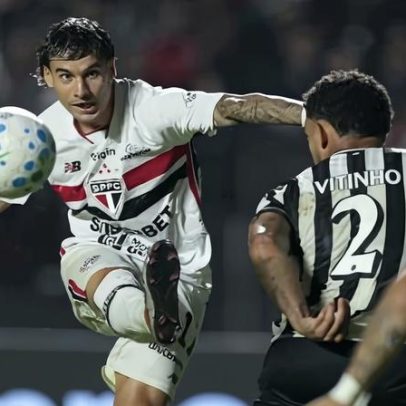 Botafogo faz golaço no fim; São Paulo empata pela 2ª com Dorival