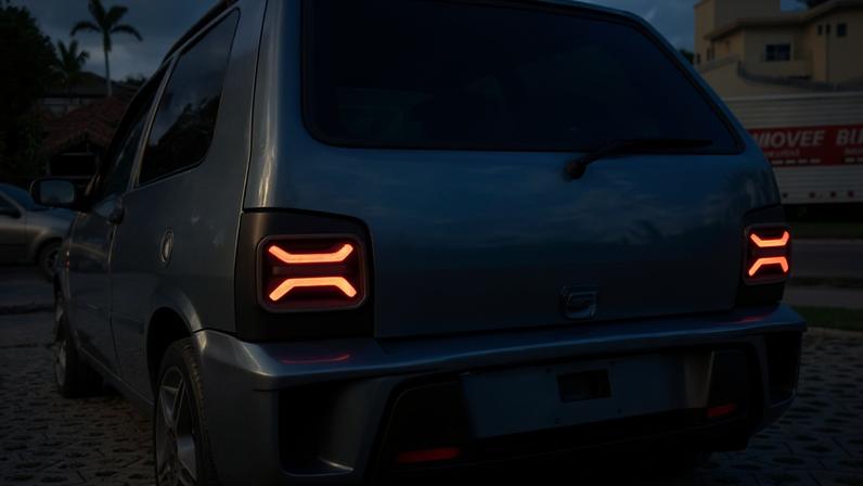 Fiat Uno modificado — Foto: Reprodução/Instagram @euguidouno