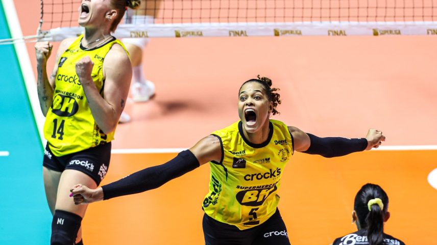 Caffrey Praia Clube Minas final Superliga — Foto: Wander Roberto/Inovafoto/CBV