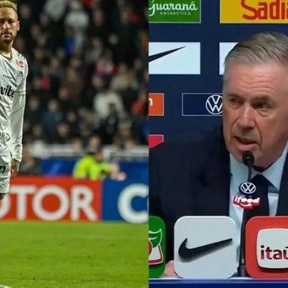Ancelotti explica convocação de Neymar por ambiente e continuidade de jogos