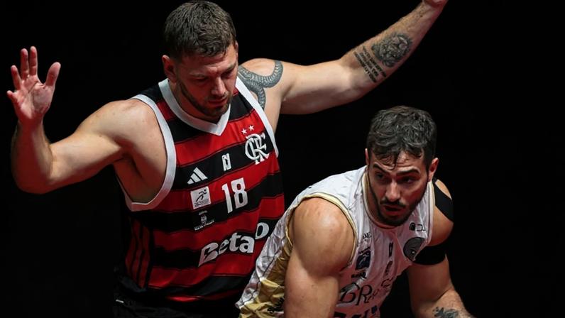 Flamengo x Brasília pelo jogo 3 das quartas de final do NBB 2025/26 (Foto: Paula Reis/CRF)