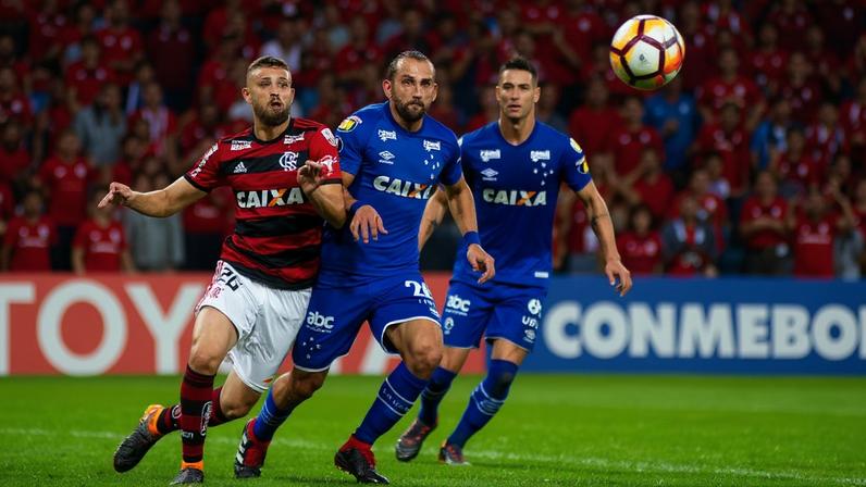 Flamengo x Cruzeiro, pela oitavas de final da Copa Libertadores 2018, no Maracanã (Foto: Bruno Haddad/Cruzeiro)
