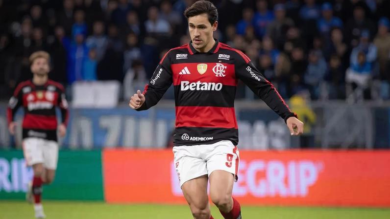 Pedro (Flamengo) durante jogo contra o Grêmio, no dia 10.05.2026.