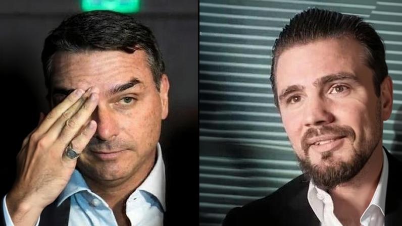 Flávio Bolsonaro e Daniel Vorcaro