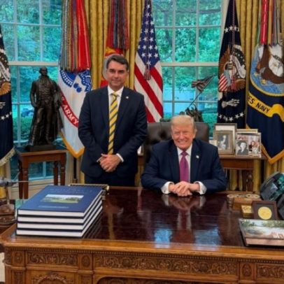 Trump, Flávio, o PCC e o CV: classificação das facções brasileiras como terroristas esteve no centro do encontro