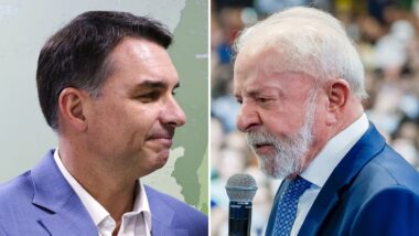 Lula e Flávio Bolsonaro: melhor e pior posicionamento nas pesquisas