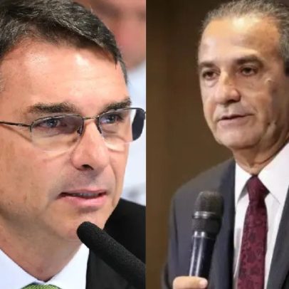 Ação mira Flávio Bolsonaro e Silas Malafaia por propaganda eleitoral antecipada