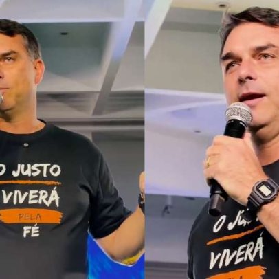 Flávio cita Bíblia e sangue de Bolsonaro, afirma estar mais motivado