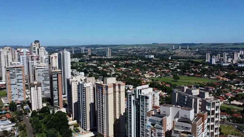 Vista aérea de Ribeirão Preto, SP — Foto: Reprodução/EPTV