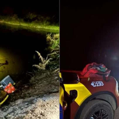 Seis mortos em queda de carro em represa no interior de Goiás
