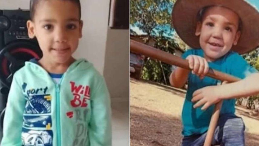 Brenner Antony da Silva tinha 4 anos e foi morto a pauladas em Frutal (MG)