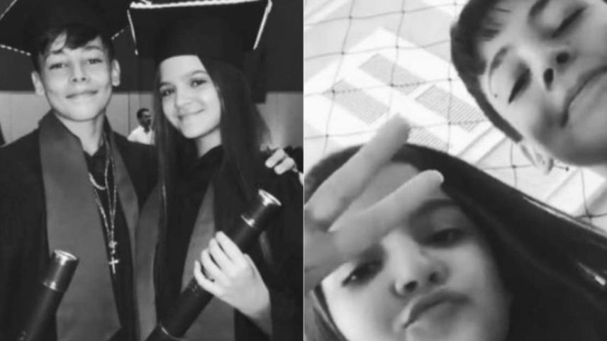 Mel Maia e Gabriel Ganley eram amigos e estudaram juntos
