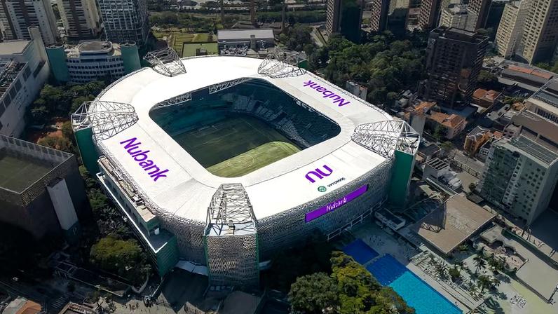 Nubank adquire naming rights do estádio do Palmeiras — Foto: Divulgação/Nubank