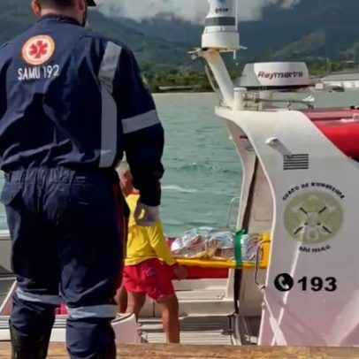 Mulher encontrada viva no mar após três dias desaparecida está com hipotermia