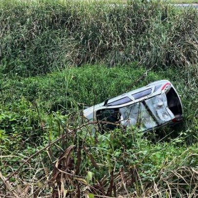 Mãe relata pedido de despedida da menina após capotamento na Dutra