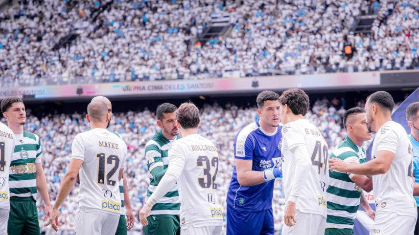 Santos 0 x 3 Coritiba teve o maior público do fim de semana com mais de 45 mil torcedores na Neo Química Arena — Foto: Raul Baretta / Santos FC