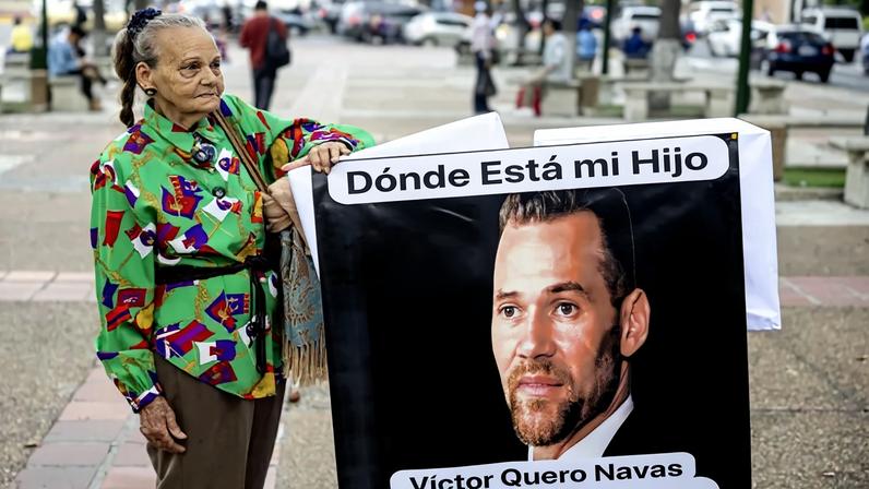Imagem colorida de Carmen Teresa Navas, mãe de Víctor Hugo Quero Navas - Metrópoles