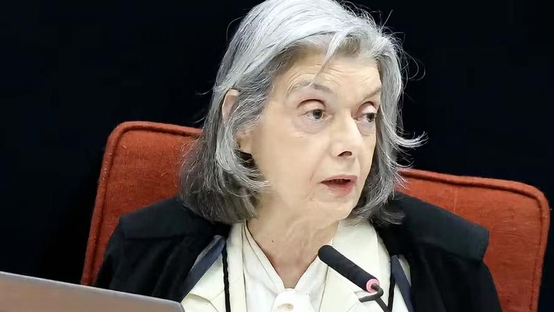 Cármen Lúcia, do STF: ministra é a relatora do caso, que está parado há 13 anos; Rio, São Paulo e Espírito Santo são os que têm mais a perder com mudança — Foto: Gustavo Moreno/STF