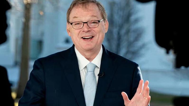 Kevin Hassett, principal conselheiro econômico do presidente Donald Trump — Foto: Stefani Reynolds/Bloomberg