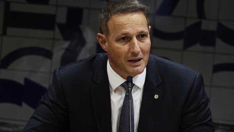 Guilherme Derrite (PP), que já estava confirmado na chapa, lançará sua pré-candidatura ao Senado nesta semana — Foto: Marina Ramos/Câmara dos Deputados