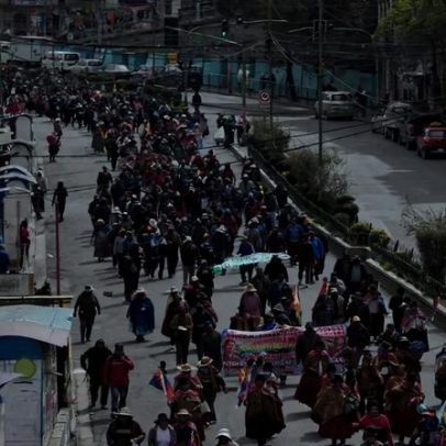 Protestos ganham força na Bolívia contra governo Paz
