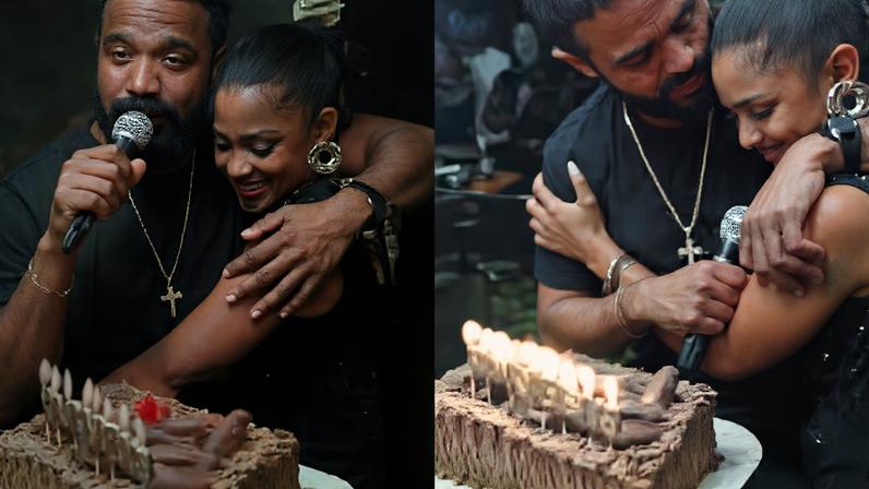 Erika Januza celebra aniversário de 41 anos e recebe declaração apaixonada do namorado Arlindinho