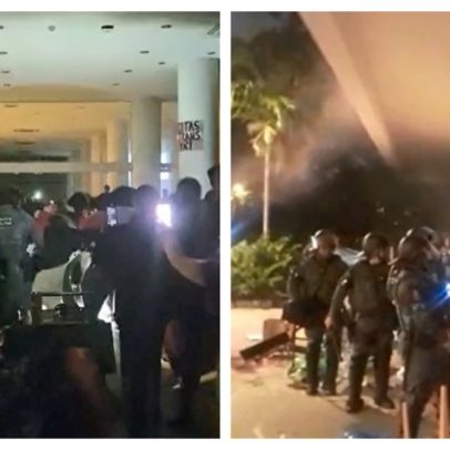 PM encerra ocupação na reitoria da USP; uso de gás e cassetetes, dizem alunos